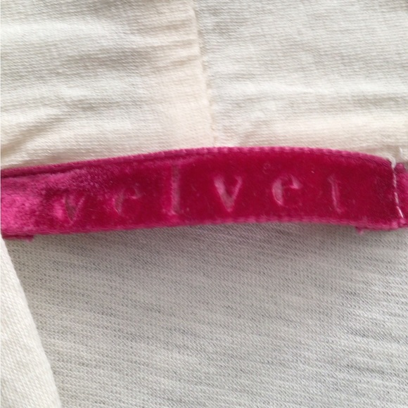 VELVET by Graham & Spencer - V Neck Faux Wrap Ivory Women S - Picture 3 of 5